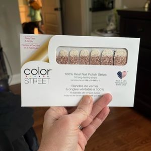 ColorStreet nails-Coming Up Rose Gold